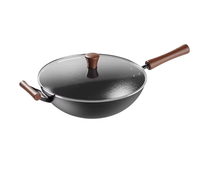 苏泊尔（SUPOR）精铁真不锈炒锅无涂层爆炒锅锤纹物理防粘    HC34JT2    34CM