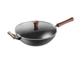 苏泊尔（SUPOR）精铁真不锈炒锅无涂层爆炒锅锤纹物理防粘    HC34JT2    34CM