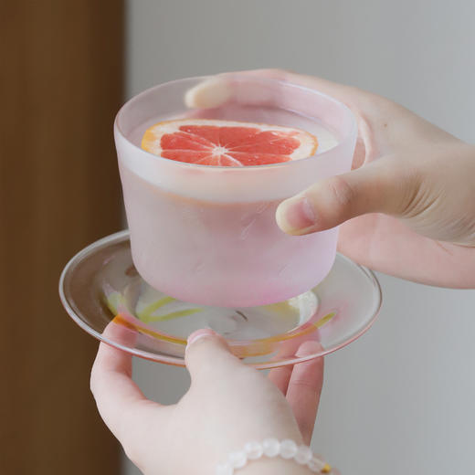 「中国 覃钰玲」 玻璃杯 盘 彩色 夏日清凉感 商品图3