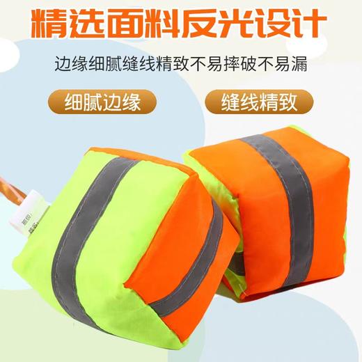 彩带荧光色花帆布沙包 商品图0