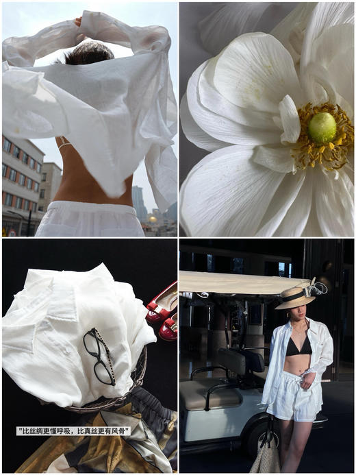 松弛感出片神器老钱风水洗棉麻超薄透气衬衫 商品图14