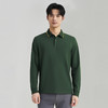 【含桑蚕丝&绵羊毛】圣得西翻领Polo衫2025秋季新款亲肤长袖T恤男 商品缩略图13