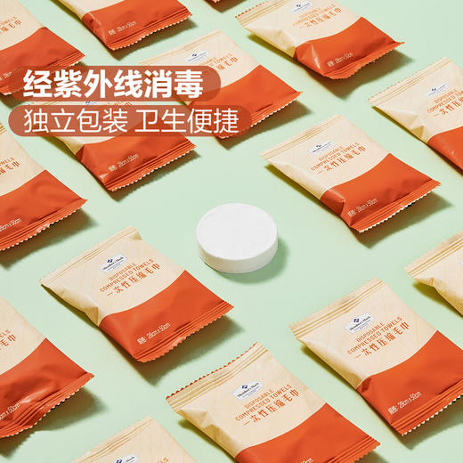 MM 山姆 Member's Mark 一次性压缩毛巾 172粒 商品图4