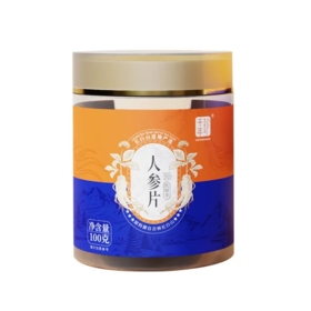 长白山人参片（与辉同款）100g/罐
