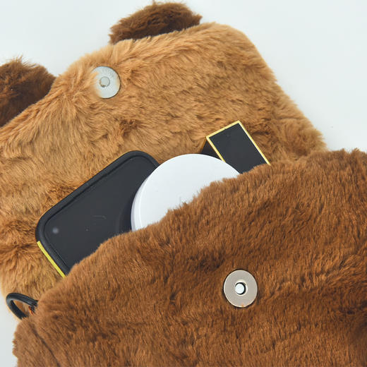 小浣熊毛绒双肩背包毛绒包纪念日百货门店同款163793324 商品图2