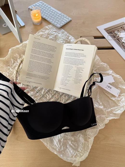 【吸吸杯抗敏防滑无肩带内衣】女士3D半球杯 可两穿一片式隐形抹胸  商品图6