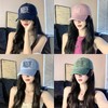 【潮牌刺绣字母棒球帽】百搭软顶鸭舌帽男 超大头围显脸小帽子女 商品缩略图0
