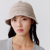 东黎 • 温柔的海风 桑蚕丝山羊绒 女士镂空条纹帽子 5320 商品缩略图3