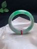 620556，57.5绿底正圈手镯，满圈带绿底， 底子干净清爽 色好 底妆细腻 商品缩略图2