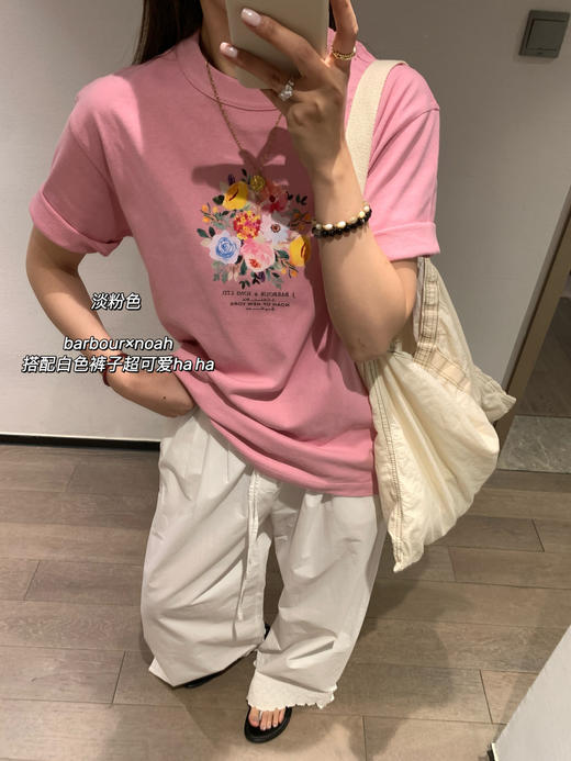 正品现货Barbou*r x 联名Archive S*男女同款短袖t 商品图0