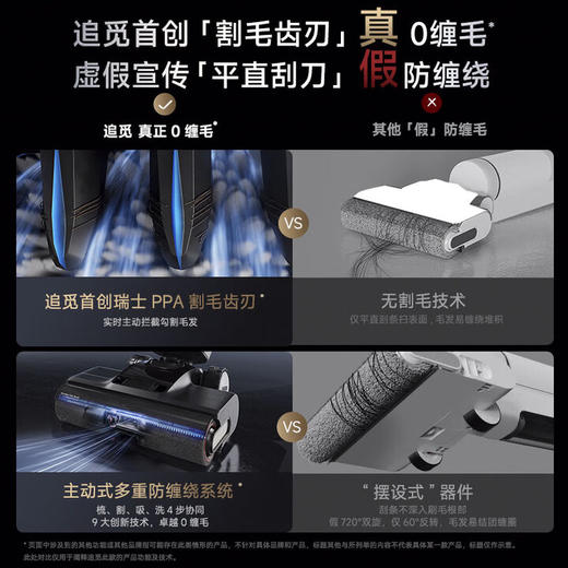 追觅全新正品洗地机H30 Ultra 旋锋版平躺0缠毛双向助力家用吸拖洗一体机H30 Ultra旋锋版 商品图5