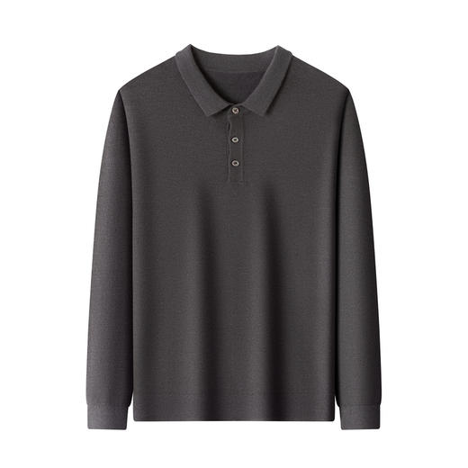 圣得西男士柔软易打理针织POLO衫2025秋季通勤易搭新款舒适毛衣 商品图11