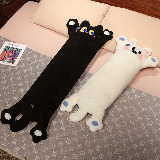 自然醒举小手大眼仔长条抱枕睡觉夹腿专用靠垫床上床缝填充神器大圆柱可拆洗QYL 商品图12