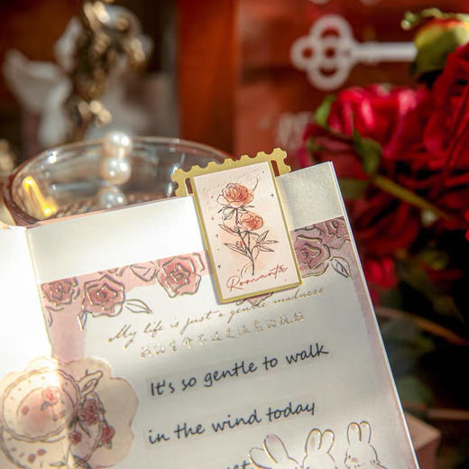 纸先生玫瑰之岛系列金属书签（图案随机） 商品图2