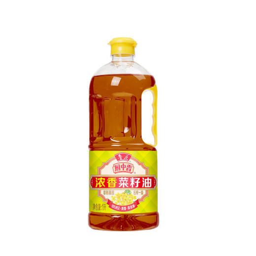 鲁花厨中香浓香菜籽油1L非转基因压榨一级 商品图0