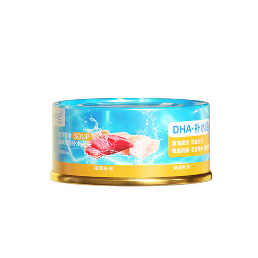 冒险与它DHA猫罐80g*24罐整箱 补水零食罐头鸡肉金枪鱼配方 商品图4