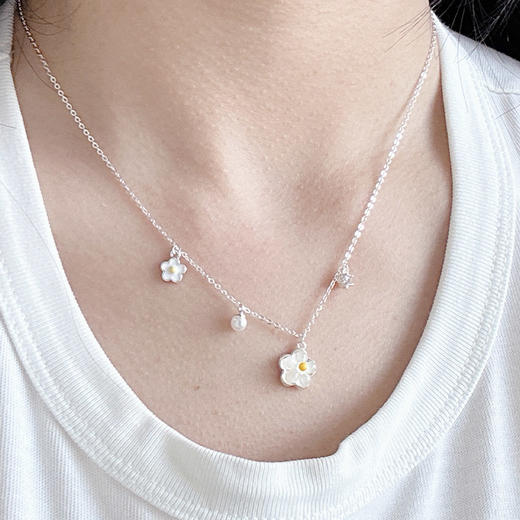 夏日灵动小花项链纪念日百货门店同款163443375 商品图4