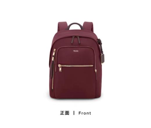 TUMI 双肩包女  0196601WN-F 酒红色.【刻字后发出的商品，不支持退换货服务】 商品图0