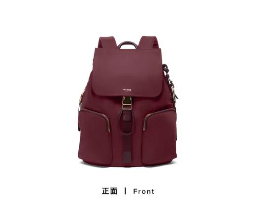 TUMI 双肩包女  0196651WN-F 酒红色.【刻字后发出的商品，不支持退换货服务】 商品图0