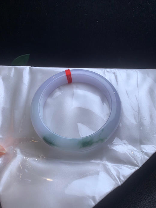 620550，62.5飘花手镯，一截蓝花。整体清新干净 商品图4