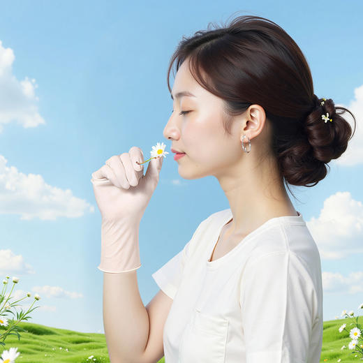 【批发】美丽雅薄型乳胶手套 6只装 商品图2