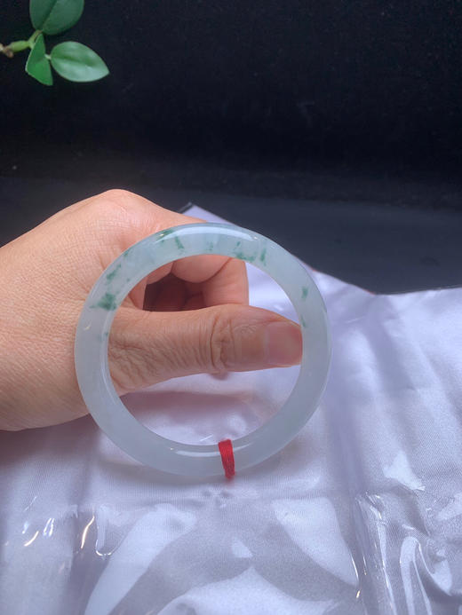 620552，52.5冰飘花圆条，整体冰冰的，均匀干净， 飘淡雅蓝花， 清新秀气 商品图5