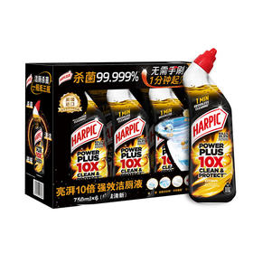 MM 山姆 亮湃harpic 10倍*强效洁厕液 750ml*6