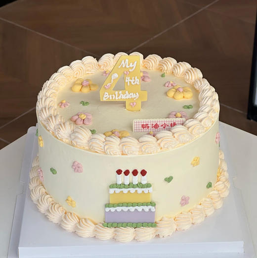 奶油色 翻糖简约款 商品图0