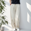 预售【穿堂风裤】臣禾松紧腰棉麻休闲裤防晒裤消暑纳凉JZ252060675 商品缩略图8