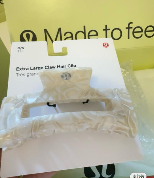 纯原lulu超大醋酸发夹鲨鱼夹071904 商品图4