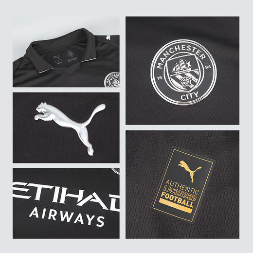 小李子PUMA彪马25-26赛季曼城客场球迷版长袖比赛球衣足球服780351 02 商品图3