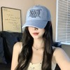 【潮牌刺绣字母棒球帽】百搭软顶鸭舌帽男 超大头围显脸小帽子女 商品缩略图8
