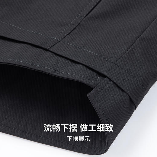 圣得西2025年秋季新款男士外套纯色百搭休闲工装风翻领夹克上衣男 商品图11