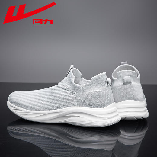 回力男鞋透气一脚蹬休闲运动鞋男款爸爸鞋子夏季轻便软底健步鞋WL(AB)-0789 商品图5