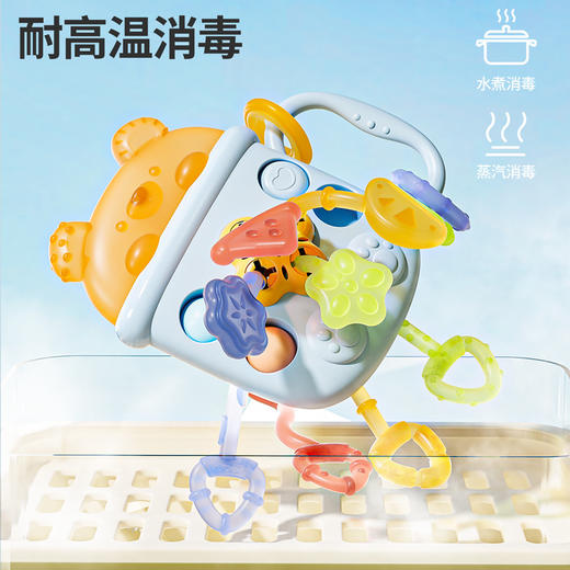 【牙胶，拉拉乐，抓握三合一！】婴儿玩具0-1岁奶瓶拉拉乐 宝宝6个月以上 抽抽乐益智早教幼儿童玩具-QA 商品图2