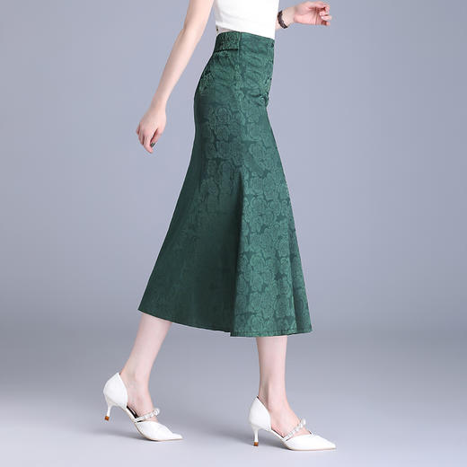 【预售3天】PY 新款印花包臀鱼尾裙四季百搭 &WM6808 商品图3