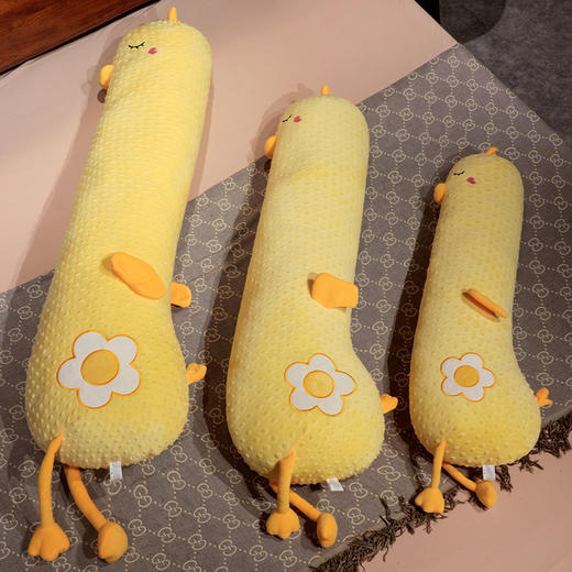 自然醒豆豆绒大鹅长条抱枕女生侧睡夹腿神器男生款孕妇宿舍靠枕床头靠垫QYL 商品图7