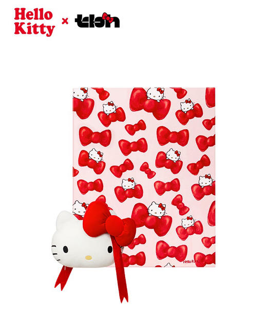 野兽家&hello kitty联名抱枕盖毯071903 商品图2