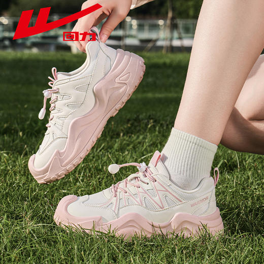 回力女鞋登山鞋夏季新款透气户外运动休闲鞋丑萌鞋厚底老爹鞋子女WXY(S)-5355N 商品图6