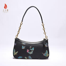 SAINTJOY/上久楷 新中式宋锦女士拎包腋下包晴春蝶戏  BWS25A0502