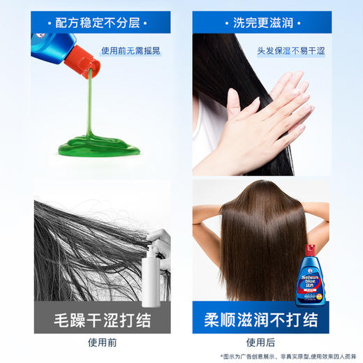 MM 山姆 曼秀雷敦 潇洒清爽去屑洗发水 200ml*3+45ml*3 商品图3