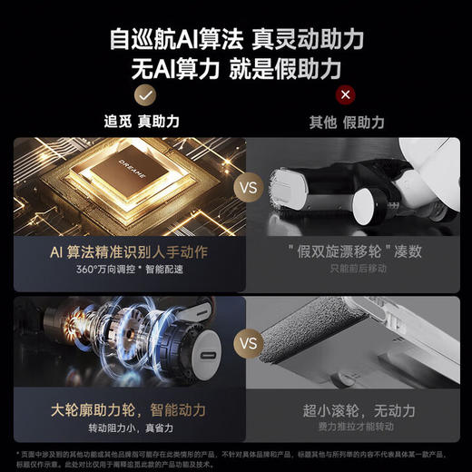 追觅全新正品洗地机H30 Ultra 旋锋版平躺0缠毛双向助力家用吸拖洗一体机H30 Ultra旋锋版 商品图3