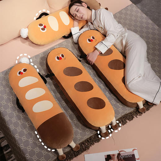 自然醒趣味法棒长条睡觉抱枕夹腿女生睡觉沙发靠枕孕妇侧睡靠垫大枕头QYL 商品图2