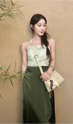 高美高单肩斜跨手提休闲甜美女包