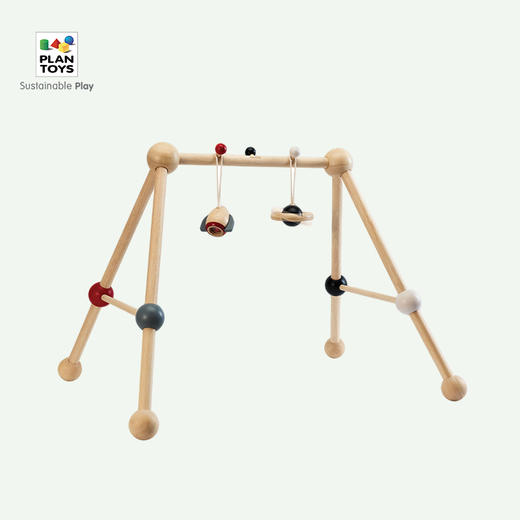 Plantoys 婴儿健身架 宝宝儿童木制玩具新生儿床铃6个月床头架 商品图1