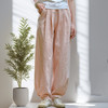预售【穿堂风裤】臣禾松紧腰棉麻休闲裤防晒裤消暑纳凉JZ252060675 商品缩略图6
