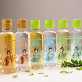 【灵小溪茶饮组合】 灵小溪 摇茶绿茶+茉莉花茶+冷泡红茶+冷泡绿茶 多口味组合装  4瓶