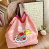 💥宽提手54×42×37cm（不送肩带）♥️去年卖了2万单🔥 日本🇯🇵 出游野餐必备，🌸几乎0售后【高圆圆同款ball chain日系购物袋】🎊每个颜色画风都充满少女感 商品缩略图1