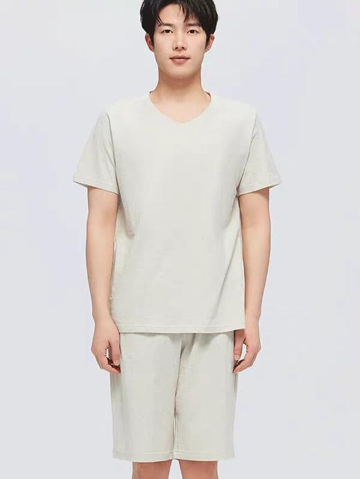 素道男士短袖家居服套装 商品图0