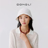 东黎 • 温柔的海风 桑蚕丝山羊绒 女士镂空条纹帽子 5320 商品缩略图0